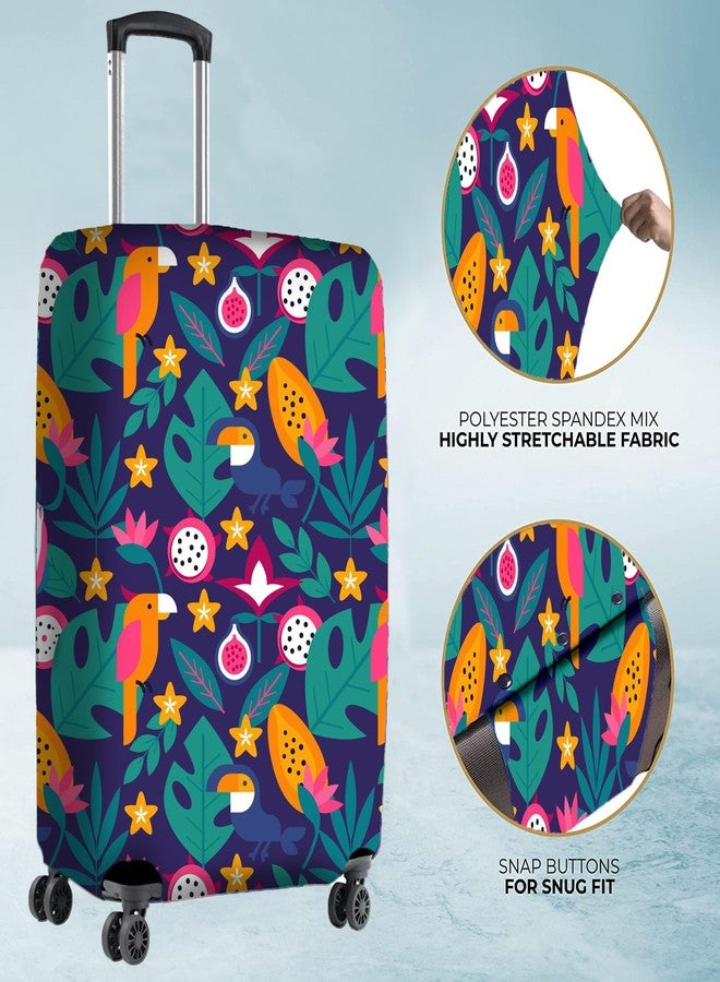 Nasher Miles Polyester 55 (20 Inch) Small Protective Luggage Cover - Feather - Image 4